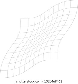 White background with black lines that make up the grid.Vector illustration.