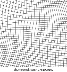 White background with black lines that make up the grid.Vector illustration.