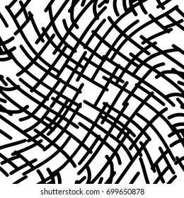 White background with black lines that make up the irregular network