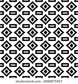 White background with black pattern. Seamless texture for fashion, textile design,  on wall paper, wrapping paper, fabrics and home decor. Simple repeat pattern.