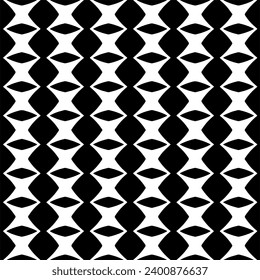 White background with black pattern. Seamless texture for fashion, textile design,  on wall paper, wrapping paper, fabrics and home decor. Simple repeat pattern.