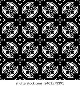 White background with black pattern. Seamless texture for fashion, textile design,  on wall paper, wrapping paper, fabrics and home decor. Simple repeat pattern.