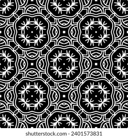 Fondo blanco con patrón negro. Textura perfecta para la moda, el diseño textil, sobre papel de pared, papel de envoltura, tejidos y decoración casera. Patrón de repetición simple.