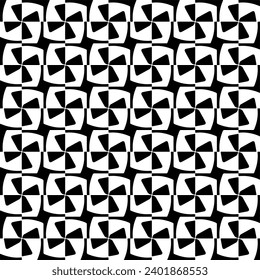 White background with black pattern. Seamless texture for fashion, textile design,  on wall paper, wrapping paper, fabrics and home decor. Simple repeat pattern.