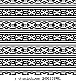 White background with black pattern. Seamless texture for fashion, textile design,  on wall paper, wrapping paper, fabrics and home decor. Simple repeat pattern.