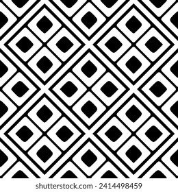 White background with black pattern. Seamless texture for fashion, textile design,  on wall paper, wrapping paper, fabrics and home decor. Simple repeat pattern.