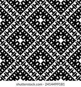 White background with black pattern. Seamless texture for fashion, textile design,  on wall paper, wrapping paper, fabrics and home decor. Simple repeat pattern.