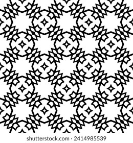 Fondo blanco con patrón negro. Textura perfecta para la moda, el diseño textil, sobre papel de pared, papel de envoltura, tejidos y decoración casera. Patrón de repetición simple.