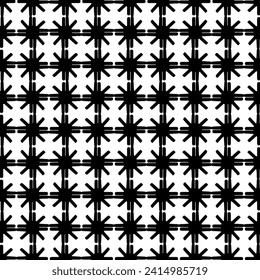 White background with black pattern. Seamless texture for fashion, textile design,  on wall paper, wrapping paper, fabrics and home decor. Simple repeat pattern.