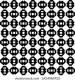 White background with black pattern. Seamless texture for fashion, textile design,  on wall paper, wrapping paper, fabrics and home decor. Simple repeat pattern.