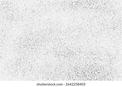 Fundo branco com manchas pretas criando uma textura granulada. Ideal para projetos de design, sobreposições e efeitos texturais. Padrão abstrato de alta resolução com aplicações versáteis em design