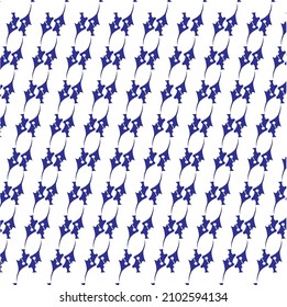 white background with blue abstract pattern in line