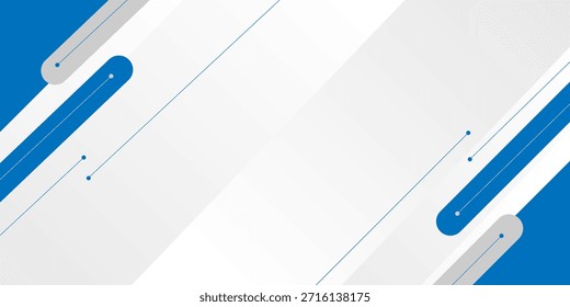 Fundo branco com linhas diagonais azuis eps10