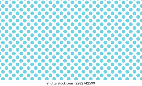 White background with blue dots
