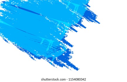 White Background Blue Paint Stock Vector (Royalty Free) 1154080342 ...