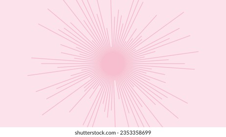white background with center sun ray