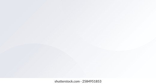 White background with white circle lines digital future modern
