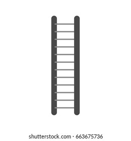 white background with color ladder vector illustration
