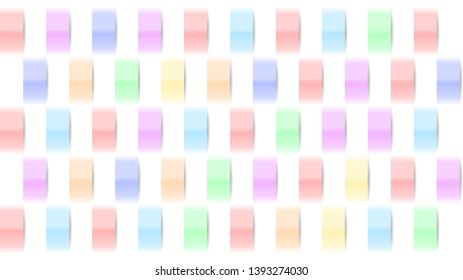 White Background With Color Paper