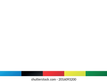 White background with colored stripes. Vector graphics.