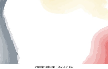 A white background with a colorful, abstract design