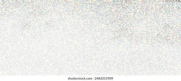 White background with colorful dotted halftone pattern eps 10