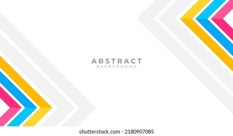 Fondo blanco con diseño de materiales coloridos