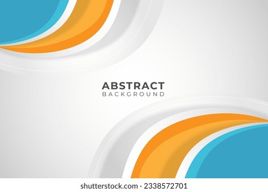 white background with colorful style