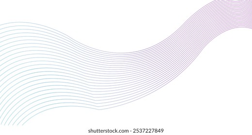  weißer Hintergrund mit bunten wellenförmigen Linien Hintergrund