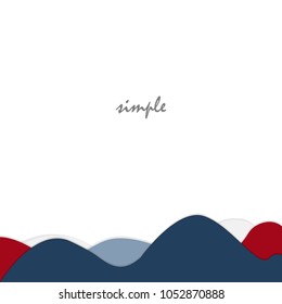 The white background and the colors help to look beautiful. And there is space for you to enter the text.