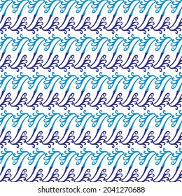fondo blanco con patrón abstracto de tribu azul curl