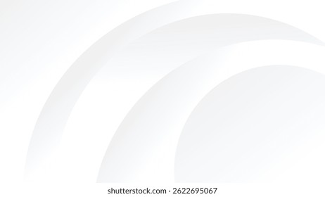 white background with curve lines and shadow