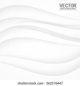 White background curve. Vector abstract White background design wavy. Brochure design templates collection and waving