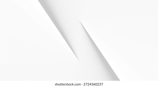 Ein weißer Hintergrund mit gekrümmtem Papiereffekt, ideal für Grafikdesign und kreative Projekte.