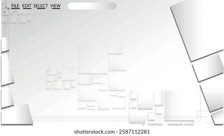 White background design with clean n Minimalist Aesthetics, this background is ideal for your product presentation. Its abstract design ensures that this background will not distract from your content