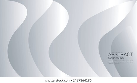 Diseño de fondo blanco, fondo abstracto gris, fondo abstracto plateado, Vector geométrico, textura plateada, diseño de la cubierta, flyer, cartel, publicidad, Fondo de pantalla de la decoración, cubierta del libro, Vector
