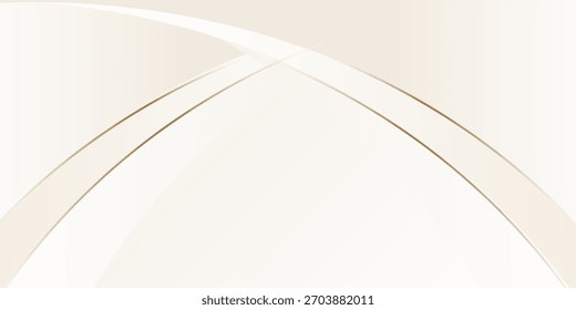 weißes Hintergrunddesign Mit luxuriösen goldenen Effektelementen. Vektorgrafik