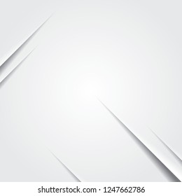 White background with diagonal paper cuts.