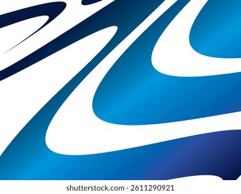 White background digital technology with futuristic gradient blue wavy pattern, cyber nano information, abstract communication, future technology data innovation, internet network speed connection.