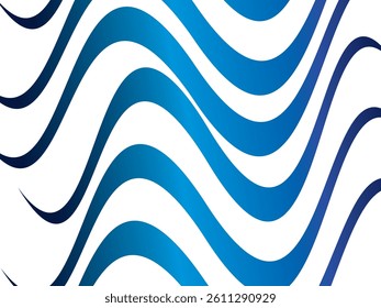 White background digital technology with futuristic gradient blue wavy pattern, cyber nano information, abstract communication, future technology data innovation, internet network speed connection.