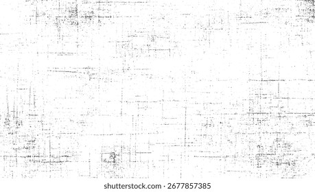 Un fondo blanco con una textura grunge angustiada de líneas y puntos grises oscuros que crean un efecto desgastado.