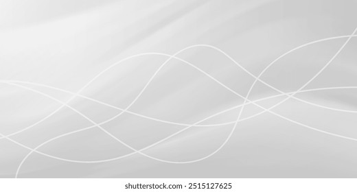 fundo branco com linha de curva dinâmica decoração de elemento de design gráfico elegante