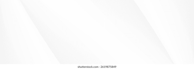 Fondo blanco con línea de curva dinámica Elemento de Diseño gráfico elegante Decoración moderna