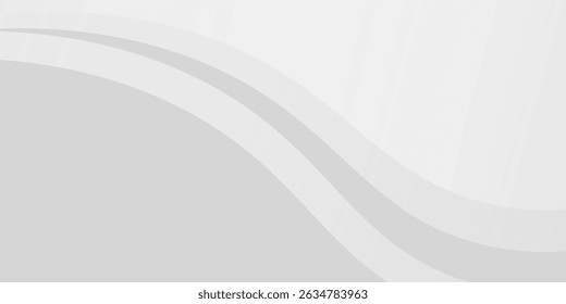 Fondo blanco con línea de curva dinámica Elegante elemento de Diseño gráfico Decoración Fondo abstracto moderno