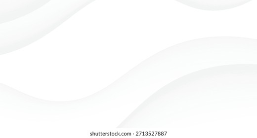 Fondo blanco con línea de curva dinámica Elegante elemento de Diseño gráfico Decoración
