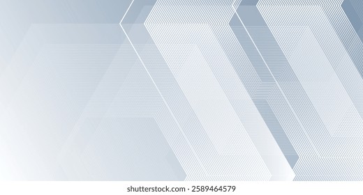 White background with dynamic wavy hexagon texture. suitable for wallpaper poster banner design abstract simple modern