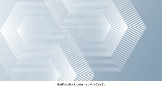 White background with dynamic wavy hexagon texture. suitable for wallpaper poster illustration abstract simple modern