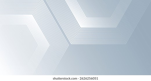 White background with dynamic wavy hexagon texture. suitable for wallpaper abstract modern simple