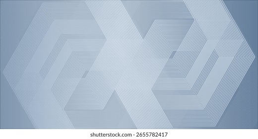 White background with dynamic wavy hexagon texture. suitable for wallpaper poster banner design abstract simple modern. vector