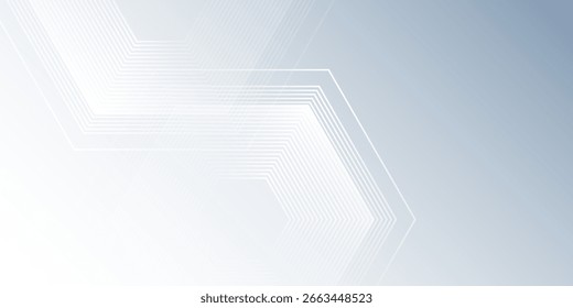 White background with dynamic wavy hexagon texture. suitable for wallpaper modern